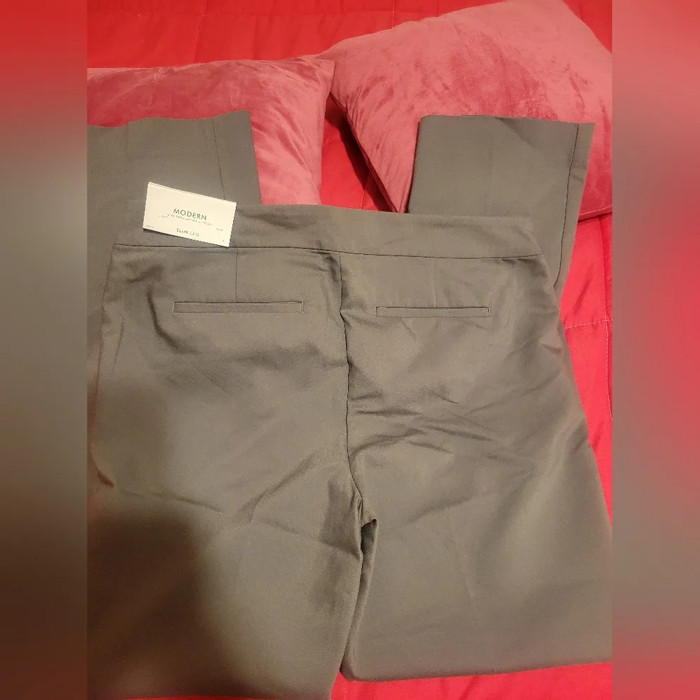 NWT Ann Taylor Women's Olive Green Pants - Picture 4 of 8